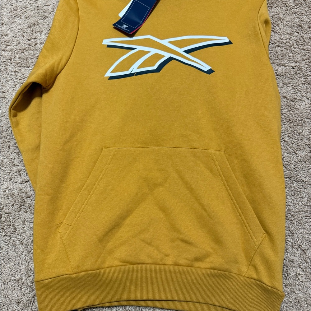 New MENS Reebok FLEECE HOODIE